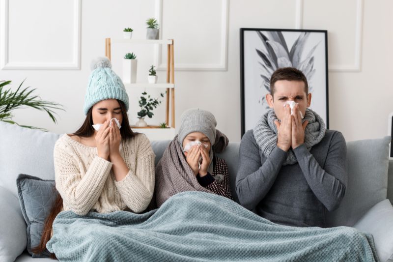 Family feeling under the weather (cold & flu season)