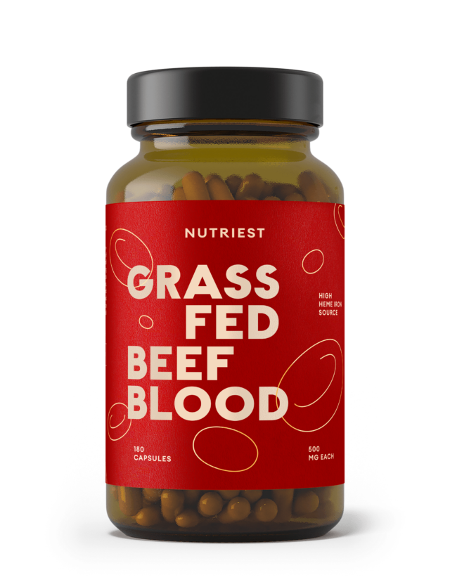 Nutriest beef blood supplement capsules