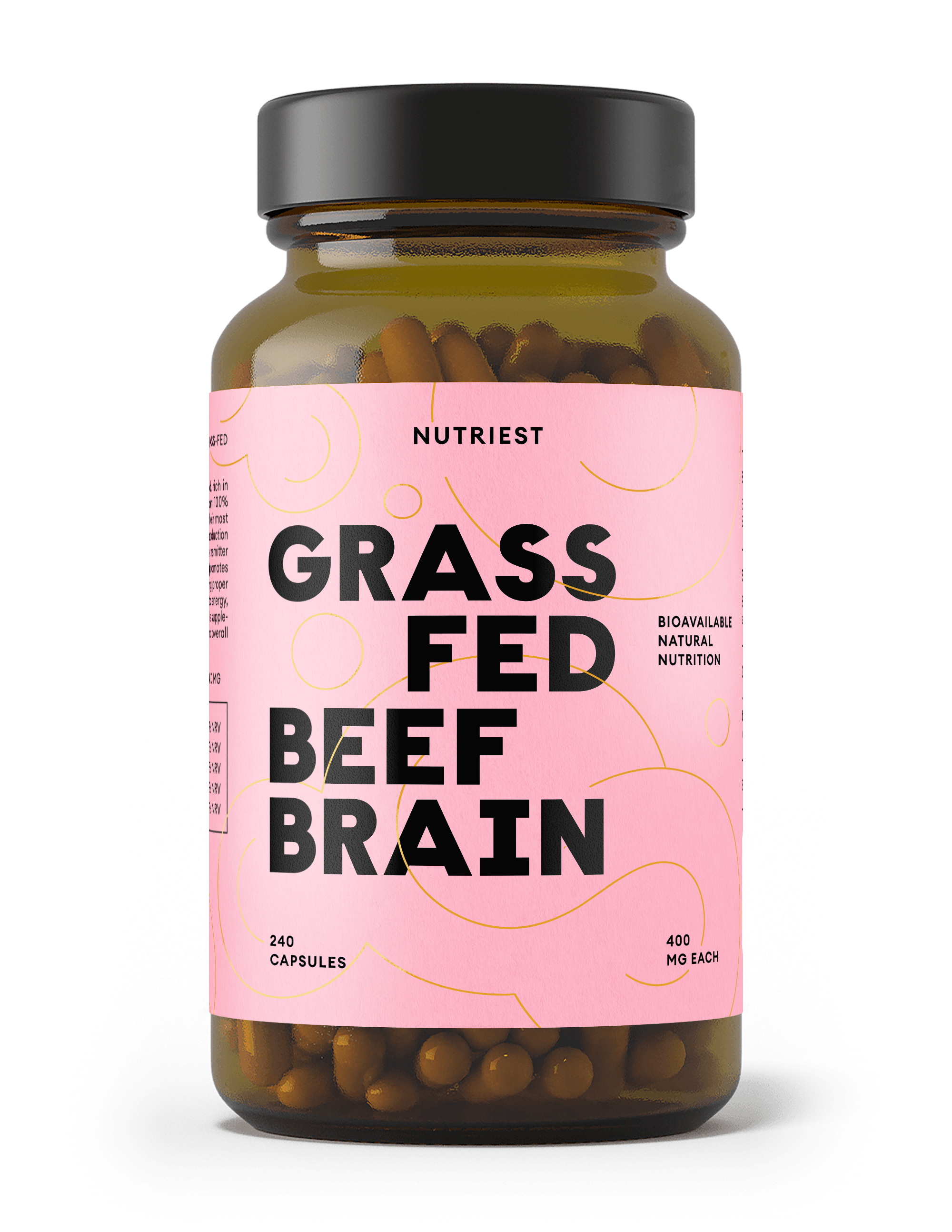 Grass Fed Desiccated Beef Brain Supplement