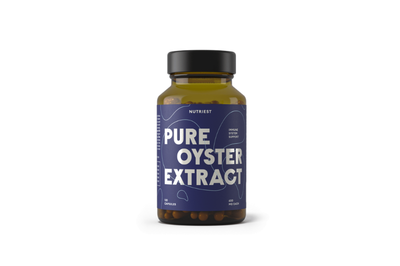 Pure oyster extract supplement shown as a potential source of nutrients for vitamin B3 deficiency symptoms.